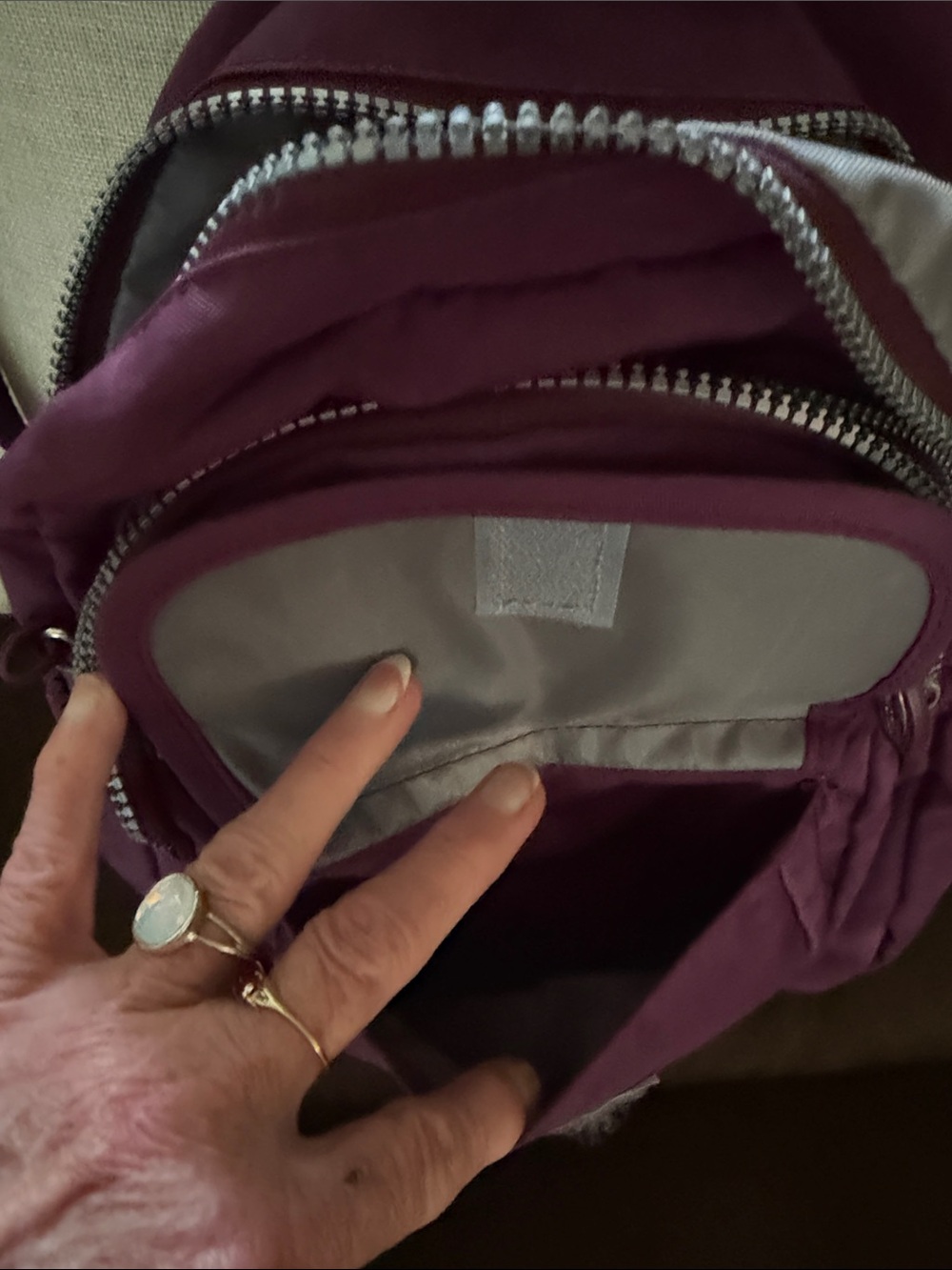 AOTIAN Purple Mini Backpack for Women - Picture 2 of 4